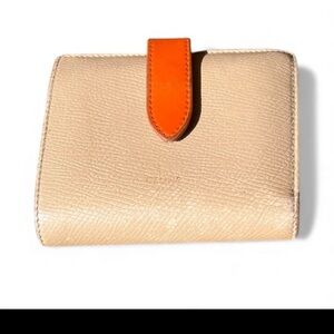 Celine Beige and Orange Women's Wallet